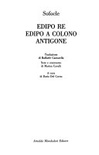 Edipo re­edipo a colono­antigone