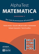 Alpha test matematica. per i test di ammissione all'università