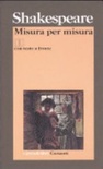 Misura per misura. testo inglese a fronte 