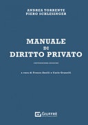 Manuale di diritto privato (rilegato) di andrea torrente, piero schlesinger - giuffrè - 2023