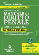 Manuale superiore di diritto penale 2025-2026. concorso magistratura e concorsi superiori