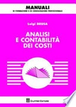 Analisi e contabilita` dei costi