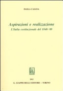 Aspirazioni e realizzazione. l'italia co