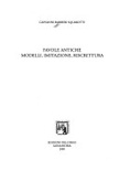 Favole antiche. modelli, imitazione, riscrittura