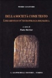 Della società come testo