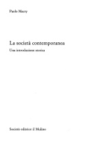 La società contemporanea. una introduzione storica