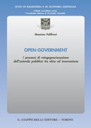 Open-government. i processi di reingegnerizzazione dell'azienda pubblica tra etica ed innovazione