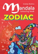 Mandala colouring book. zodiac
