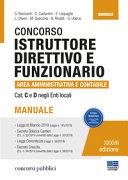 Concorso istruttore direttivo e funzionario. area amministrativa e contabile. categoria c e d negli enti locali