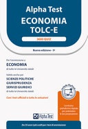 Alpha test. economia. tolc-e. 3600 quiz. ediz. mydesk