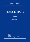 Procedura penale vol 1
